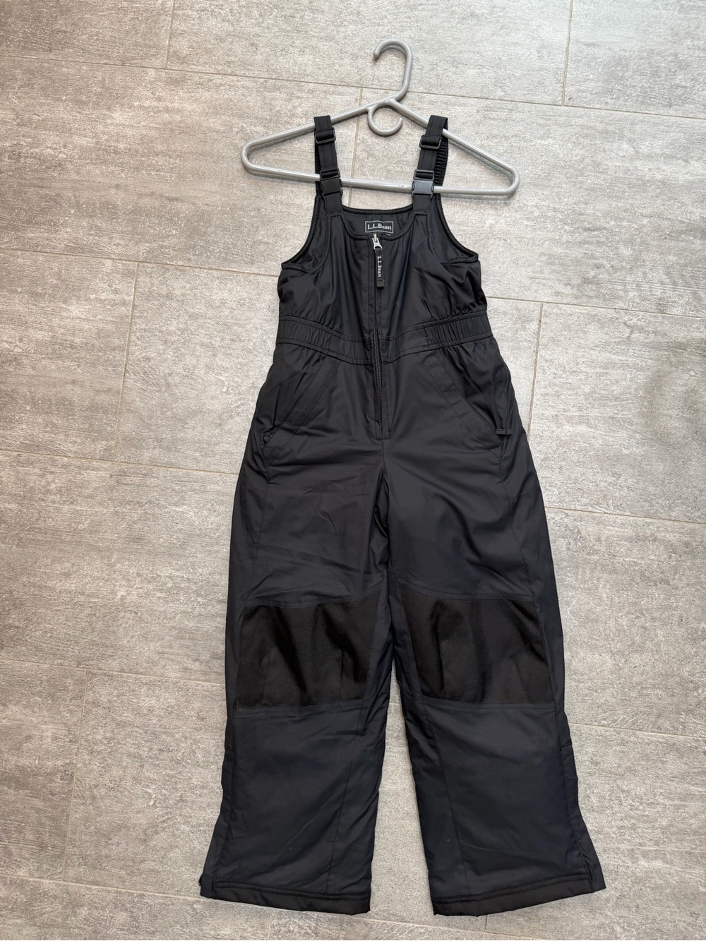 L.L. Bean Black Women’s Insulated Snow Bib Overalls